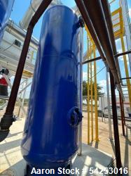 Used Samuel Pressure Vessel Group, Vertical Air Receiver Tank.   ASME-code, Part No. C100898-X, built in 2020, with a certif...