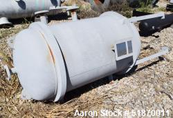 Unused- Apache Pressure Tank, 160 Gallon, Carbon Steel, Vertical. 29.375" Diameter x 42" straight side, 2:1 elliptical heads...