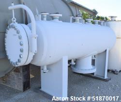 Unused- Apache Pressure Tank, 534 Gallon, Carbon Steel, Horizontal. 33.5" Diameter x 102" straight side, 2:1 elliptical head...