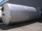 Used-20,000 Gallon Vertical Tank, carbon steel construction.  11' Diameter x 31' high, with 24" side manway, 3" side bottom ...