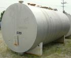 Used- Brown-Minneapolis Tank, 4000 gallon, carbon steel, horizontal. Approximately 7' diameter x 14' straight side, flat end...