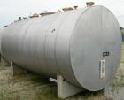 Used Brown-Minneapolis Tank, 4000 gallon, carbon steel, horizontal. Approximately 7' diameter x 14' straight side, flat ends. UL listed for above ground flammable storage. Openings top 2