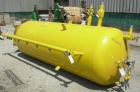 Used Morfab pressure tank, 950 gallon, carbon steel, vertical. Approximately 48