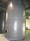Unused- Highland Tank, 15,225 gallon, carbon steel, vertical. Approximately 12' diameter x 18' straight side, slight coned top, flat bottom. U.L. 142 labeled for above ground flammable storage. Openi...