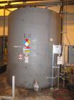 Used Tank, 7,500 Gallon, Carbon Steel. Flat top and bottom.  11' diameter x 11' straight side.  3