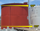 Used-Bakersfield Tank, 14,000 Gallon