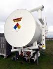 Used Morfab Company Horizontal Liquid Ammonia Receiver Tank