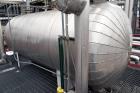 Used- Tank, Approximate 1,500 Gallon, Carbon Steel, Horizontal