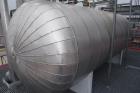 Used- Tank, Approximate 1,500 Gallon, Carbon Steel, Horizontal