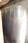 Used-Tank, Approximate 2500 Gallon, Carbon Steel, Vertical. Approximate 60