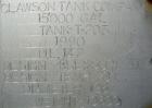 Used Carbon steel Clawson tank 15,000 gallon.