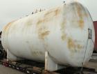 Used Clawson Pressure Tank, 13,504 gallon, SA-516-070 carbon steel, horizontal. 125-1/2