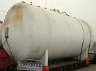 Used Clawson Pressure Tank, 13,504 gallon, SA-516-070 carbon steel, horizontal. 125-1/2