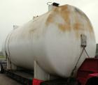 Used Clawson Pressure Tank, 13,504 gallon, SA-516-070 carbon steel, horizontal. 125-1/2