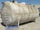 Used Tank, Approximate 6,000 Gallon, carbon steel, horizontal. Approximate 90