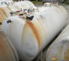 Used Clawson Tank Company 2 Compartment Pressure Tank, 12,336 gallons, 6,168 gallons per compartment, carbon steel, horizontal. Each compartment 125-1/2