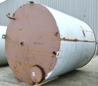 Used Clawson Tank Company Aboveground Flammable Liquid Storage Tank, 7500 Gallon, Carbon Steel. 126’’ Diameter x 144’’ straight side, coned top, flat bottom. UL rated, UL# 892396. Openings top (2) 3-...