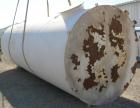 USED: Clawson tank, 9,000 gallon, carbon steel. Approximately 8' diameter x 24' straight side. Slight coned top, flat bottom. Internal rated atmos at 70 deg F. Openings: top 2