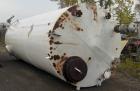 USED: Clawson tank, 9,000 gallon, carbon steel. Approximately 8' diameter x 24' straight side. Flat top and bottom. 24