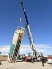 Used ER Manufacturing 13,200 Gallon Vertical Carbon Steel Storage Tank with Cone Bottom