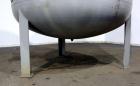 Used Fuller Company Pressure Tank, 3500 Gallon, Carbon Steel. Approximately 96” diameter x 96” straight side, elliptical top and bottom. Internal rated 150 psi at 500 degrees F. Openings: side (4) 8”...