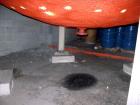 Used Henders 6000 Gallon Vertical Steel Storage Tank