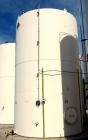 Used Highland Tank, 16,920 Gallon, Carbon Steel, Vertical. Approximately 12' diameter x 20' straight side, slight coned top, flat bottom. U.L. 142 labeled for above ground flammable storage. Openings...