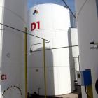 Used Highland Tank, 16,920 Gallon, Carbon Steel, Vertical. Approximately 12' diameter x 20' straight side, slight coned top, flat bottom. U.L. 142 labeled for above ground flammable storage. Openings...