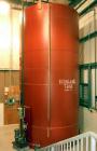 Used Highland Tank 10,000 Gallon Vertical Carbon Steel Single Wall Storage Tank.  Flat top and cone bottom, 1/4