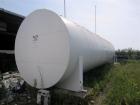 Used International Production Specialists Tank, Approximately 30,000 Gallons. Dual chambered 10,000 gallon / 20,000 gallon, double wall, carbon steel, horizontal, flat heads.  12' Diameter x 490