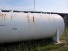 Used International Production Specialists Tank, Approximately 30,000 Gallons. Dual chambered 10,000 gallon / 20,000 gallon, double wall, carbon steel, horizontal, flat heads.  12' Diameter x 490