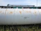 Used International Production Specialists Tank, Approximately 30,000 Gallons. Double wall, carbon steel, horizontal, flat heads.  12' Diameter x 490