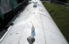 Used International Production Specialists Tank, Approximately 30,000 Gallons. Double wall, carbon steel, horizontal, flat heads.  12' Diameter x 490