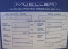 Unused- Mueller Pressure Tank, 75 Gallon, Model 