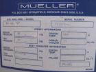 Unused- Mueller Feed Flash Drum Pressure Tank, 80 gallon, model 