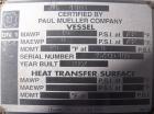 Unused- Mueller Pressure Tank, 4500 Gallon, Model 
