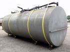 Used (3) Compartment Tank, approximately 7200 total gallons, carbon steel, horizontal. (2) End compartments approximately 94