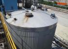 Used- 14,500 Gallon O'Conner Storage Tank. Carbon steel construction, 11'6