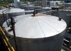 Used- 14,500 Gallon O'Conner Storage Tank. Carbon steel construction, 11'6" diameter x 18' straight side, dish top and botto...