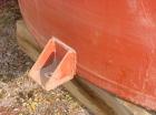 Used 9,600 US gallon carbon steel tank built by O'Connor Tanks Ltd. Vertical, 8'6