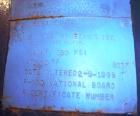 Used- Carbon Steel Silvan Industries High Pressure Compressed Air Receiver Tank