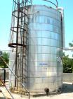 USED: Wolfe Mechanical and Equipment tank, 13,600 gallon, carbon steel, vertical. Approximate 144