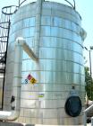 USED: Wolfe Mechanical and Equipment tank, 13,600 gallon, carbon steel, vertical. Approximate 144
