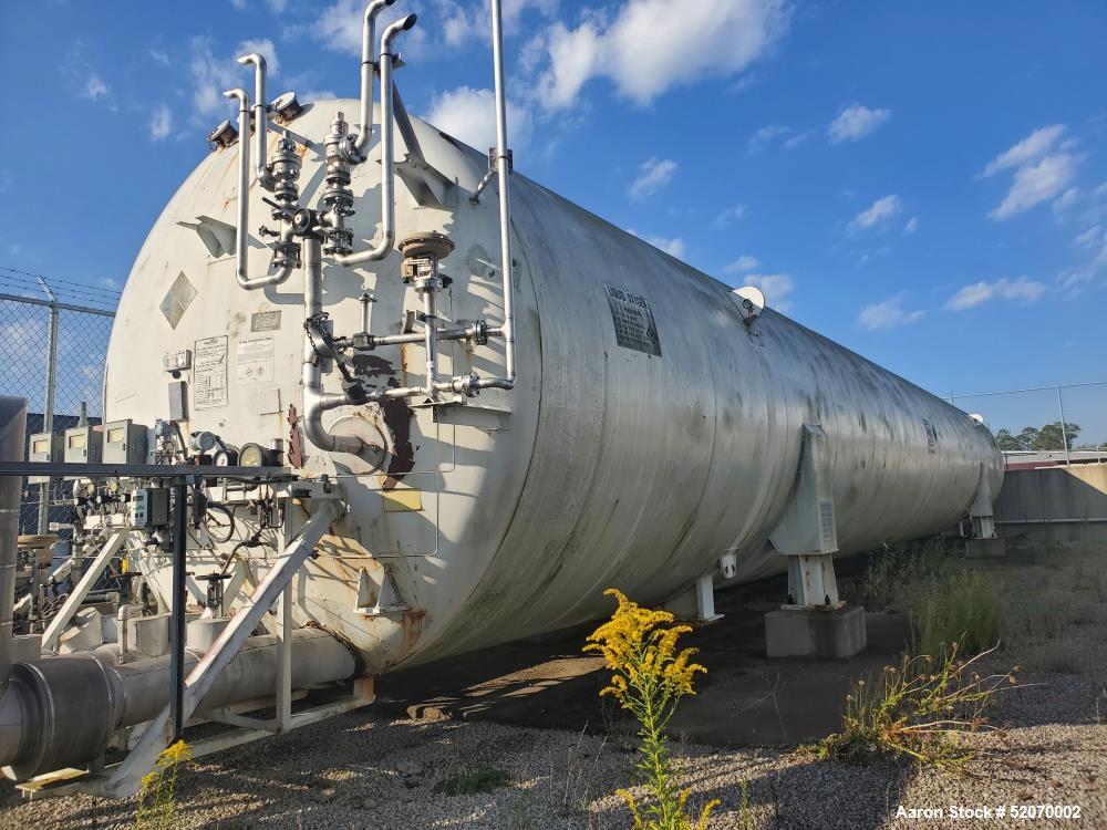 60,000 Gallon Horizontal Cryogenics Tank 48 PSIG working pressure