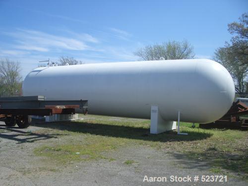 Unused-NEW, UNUSED: 18,000 gallon, 9' diameter x 30' long, ammonia tank. Designed for either anhydrous or liquid ammonia, Ca pressure rated to 250 psig.