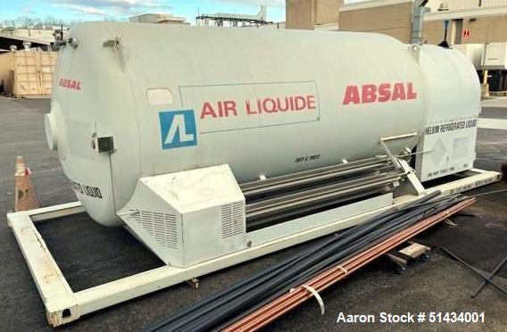 Unused- Air Liquide Refrigerated Liquid Helium Storage Vessel