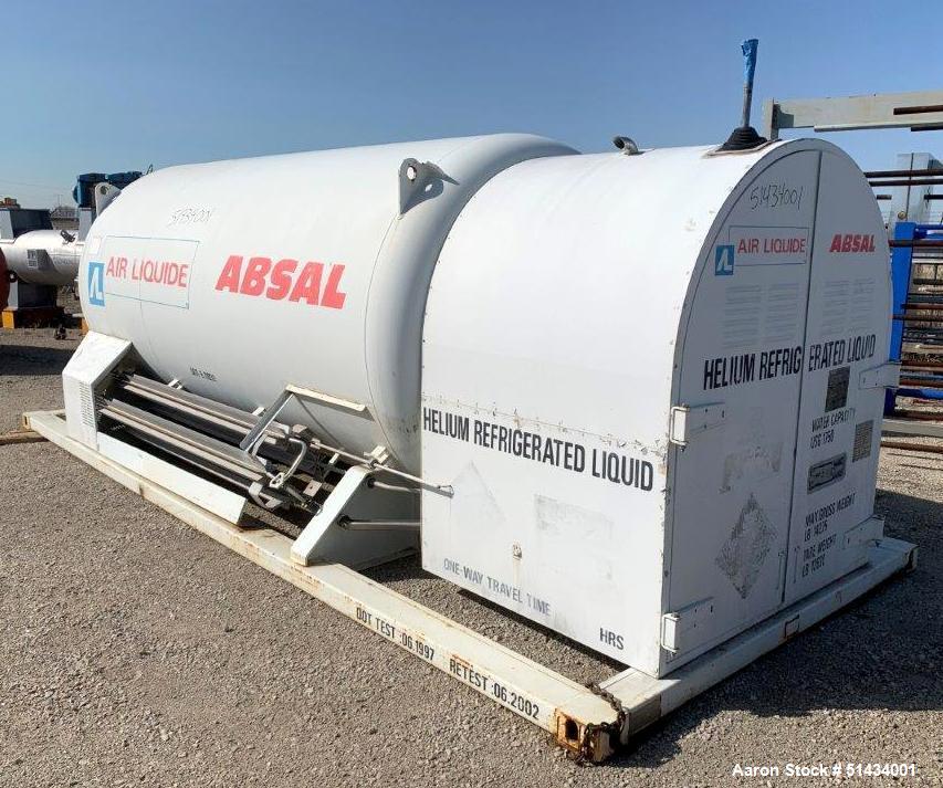 Unused- Air Liquide Refrigerated Liquid Helium Storage Vessel