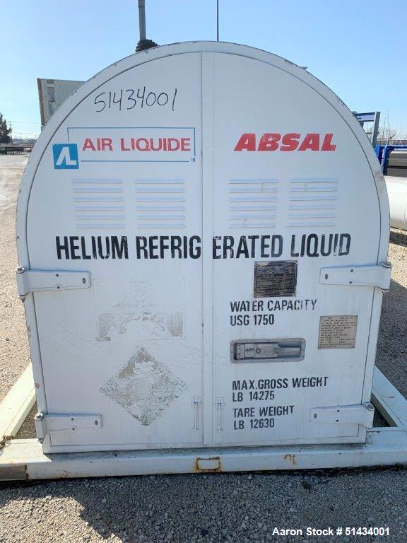 Unused- Air Liquide Refrigerated Liquid Helium Storage Vessel