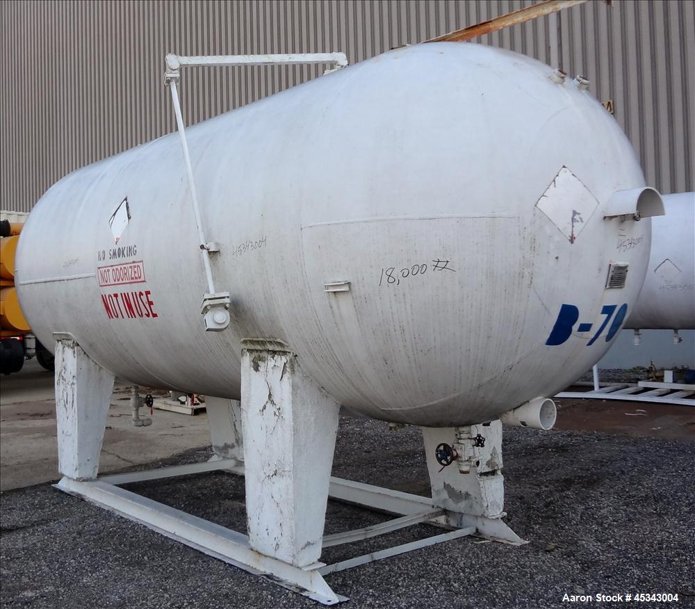 Used 6,000 Gallon Carbon Steel Buehler Tank & Welding Works Pressure Tank