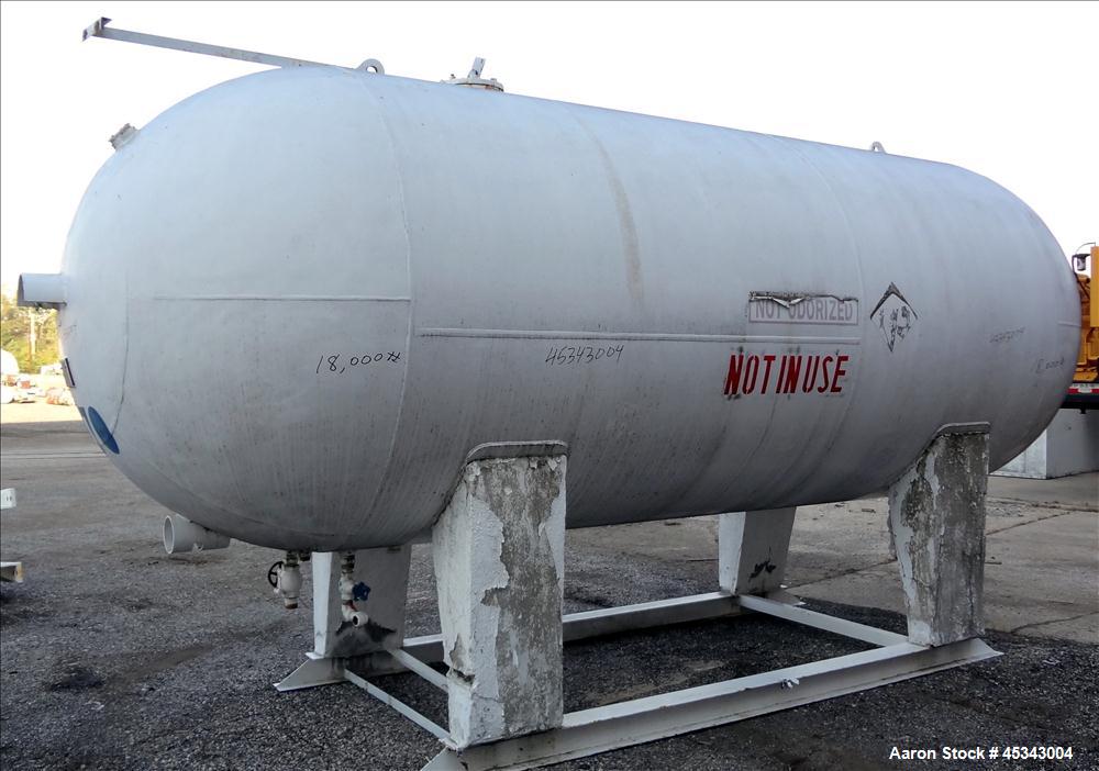 Used 6,000 Gallon Carbon Steel Buehler Tank & Welding Works Pressure Tank
